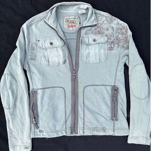 RARE Y2K Triple Five Soul Essentials Multipocket Zipper Jacket